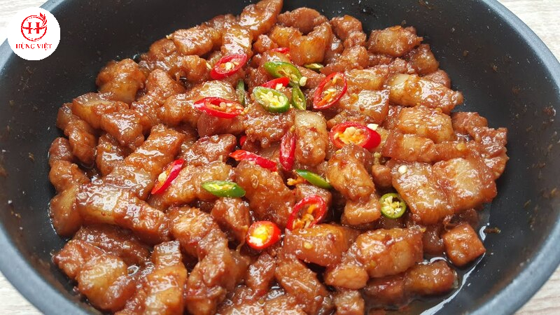 Thịt kho mắm ruốc