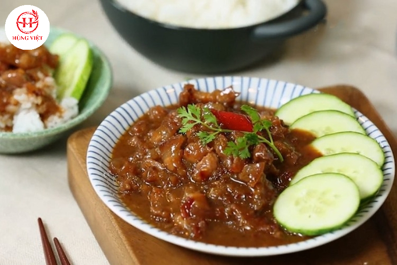 Mắm ruốc xào thịt