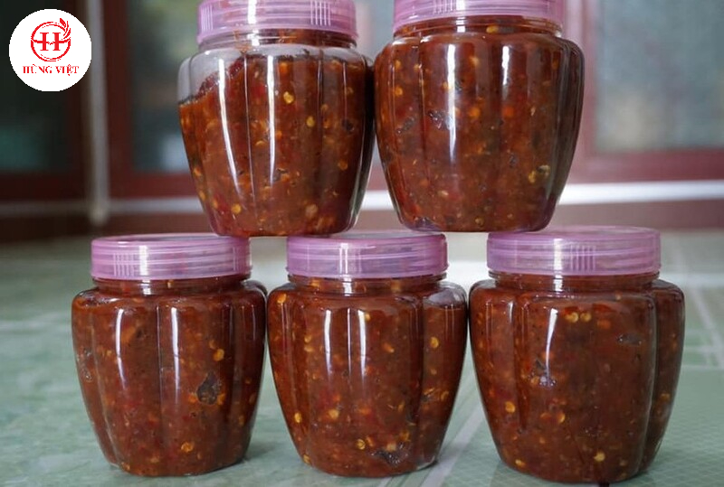 Bảo quản mắm ruốc trong lọ kín