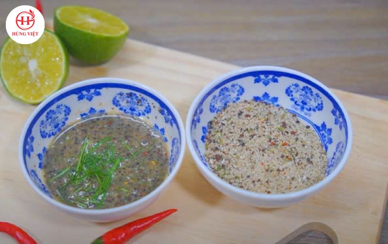 Bát muối tiêu chanh chấm gà thành phẩm