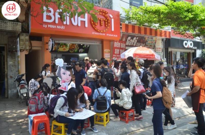 Địa điểm vàng để kinh doanh bánh mì