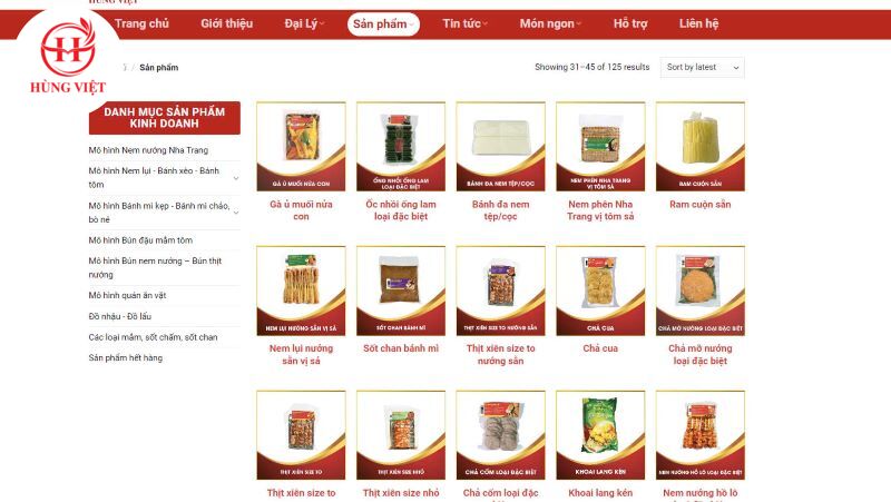 Hùng Việt đa dạng sản phẩm