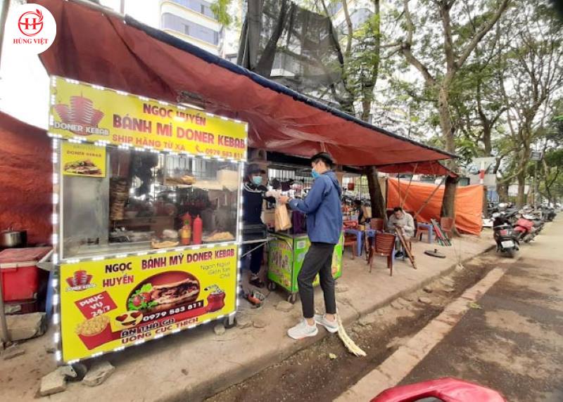 Kinh doanh xe đẩy bánh mì linh hoạt