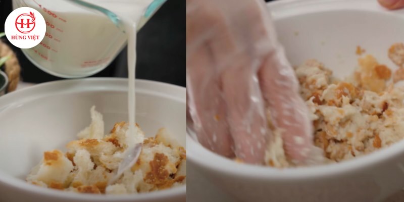 Làm nhuyễn bánh mì