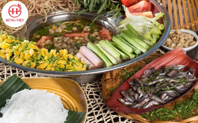 Lẩu cá linh đậm đà