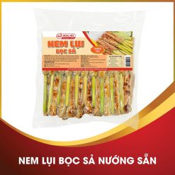 Nem lụi bọc sả nướng sẵn