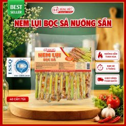 Nem lụi bọc sả nướng sẵn