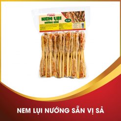 Nem lụi nướng sẵn vị sả