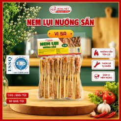 Nem lụi nướng sẵn vị sả