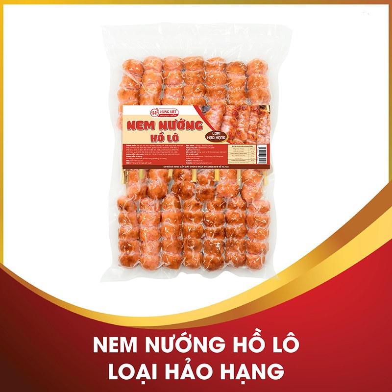 Nem nướng hồ lô loại hảo hạng