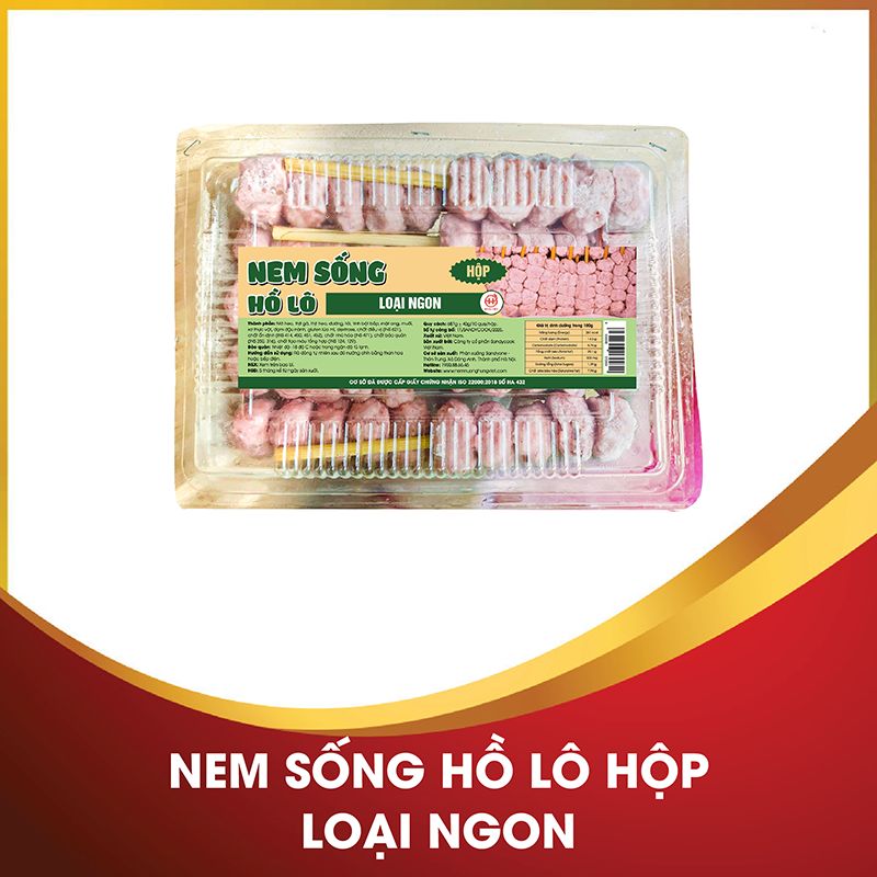 Nem sống hồ lô hộp loại ngon