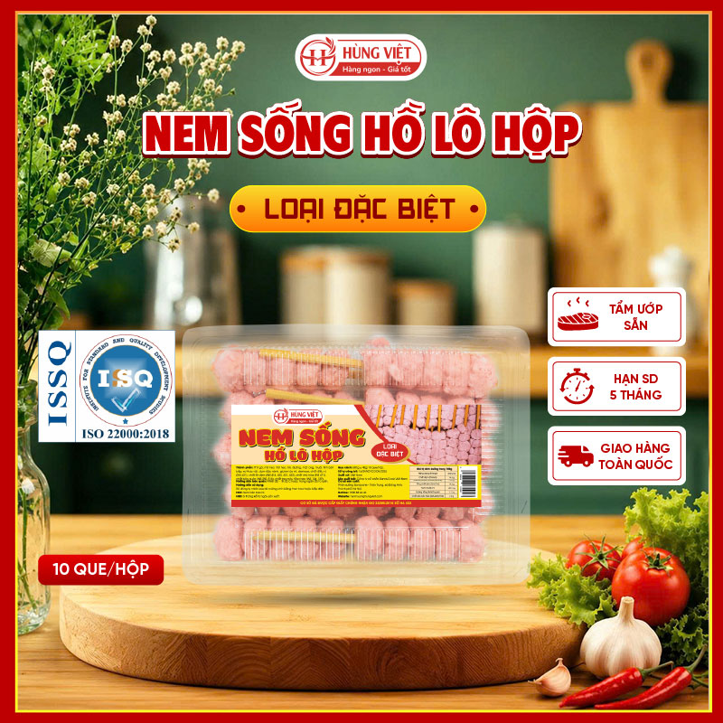 Nem sống hồ lô loại đặc biệt hộp