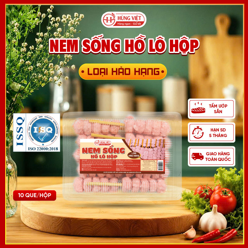 Nem sống hồ lô loại hảo hạng hộp