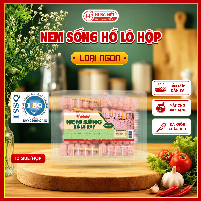 Nem sống hồ lô loại ngon hộp