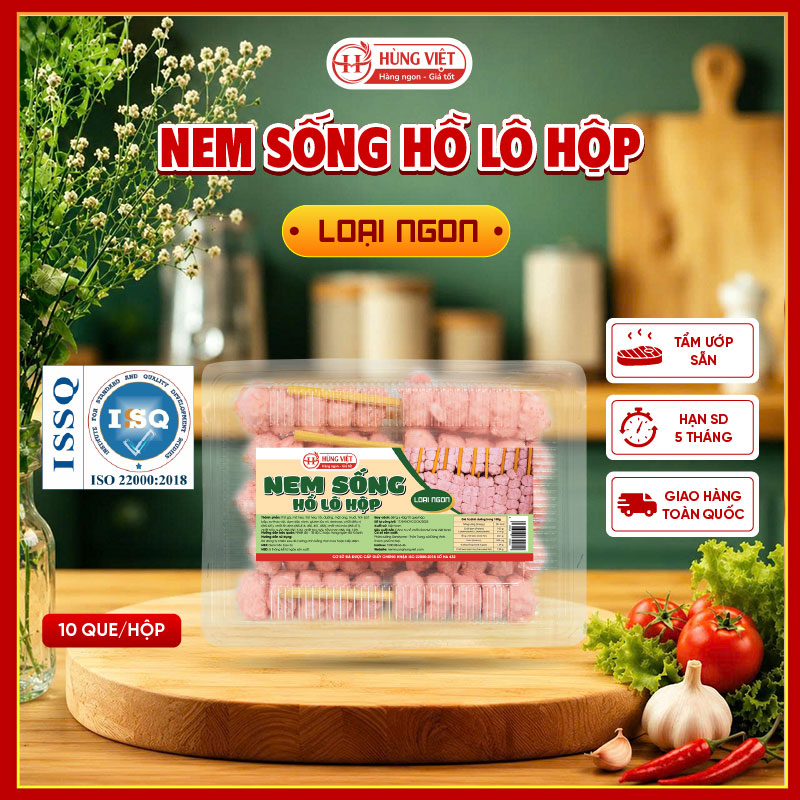 Nem sống hồ lô loại ngon hộp