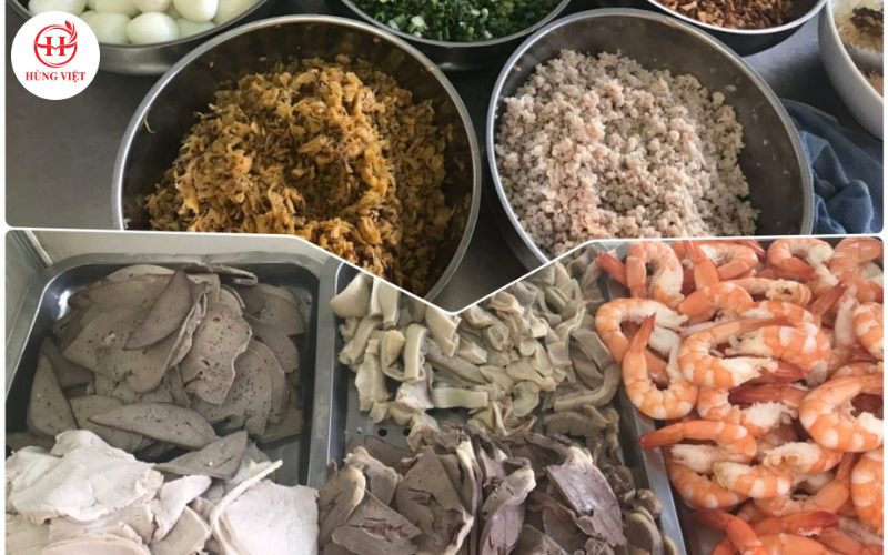 Nguyên liệu làm hủ tiếu Nam Vang