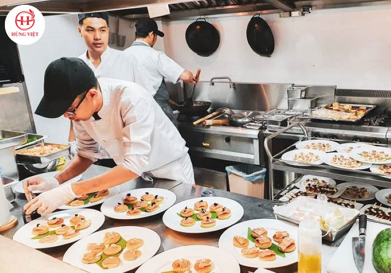 Nhà bếp sạch sẽ giúp tăng uy tín 