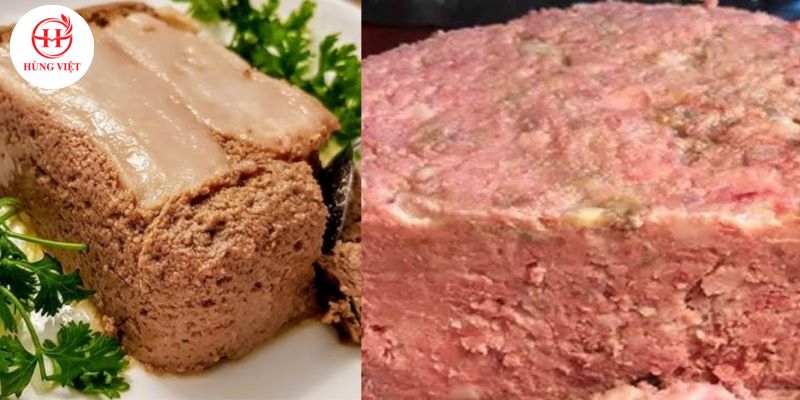 Pate gan gà và pate gan heo