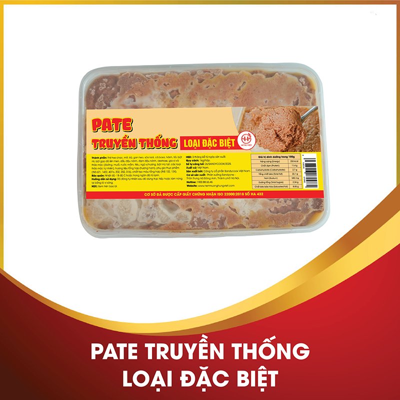Pate truyền thống loại đặc biệt