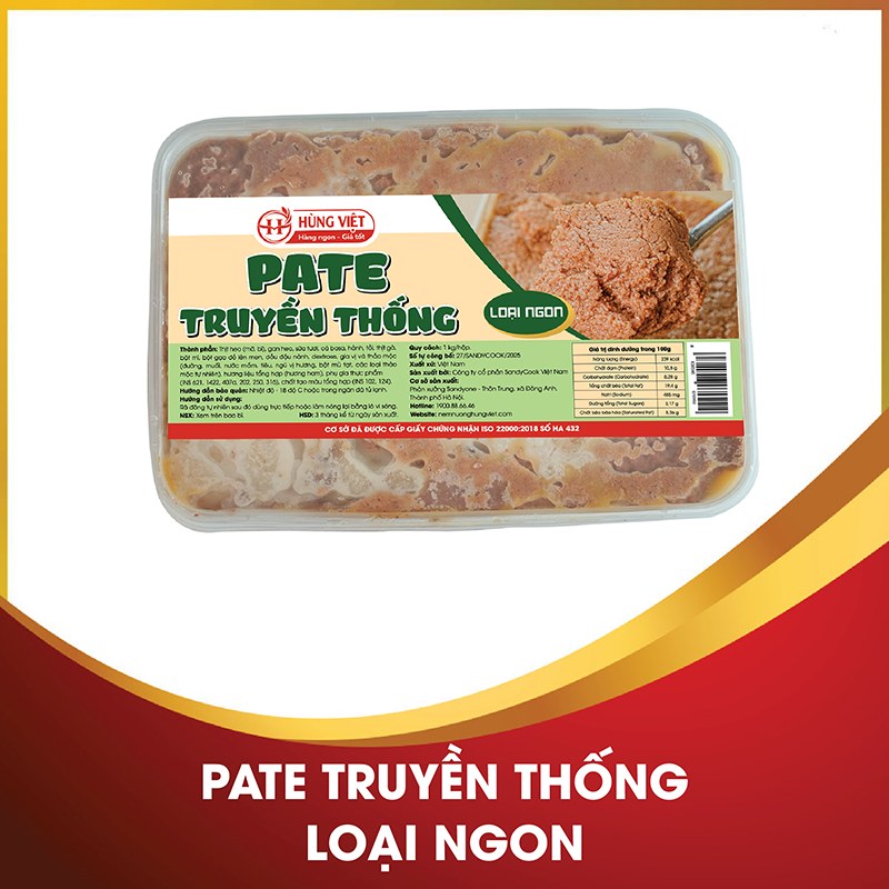 Pate truyền thống loại ngon