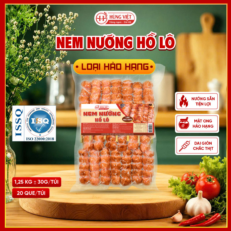 Nem nướng hồ lô loại hảo hạng