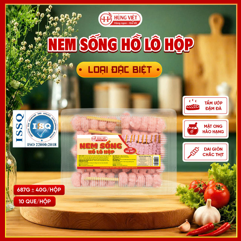 Nem sống hồ lô loại đặc biệt hộp