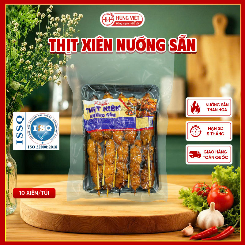 Thịt xiên nướng sẵn