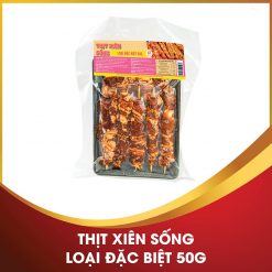 Thịt xiên sống loại đặc biệt 50g