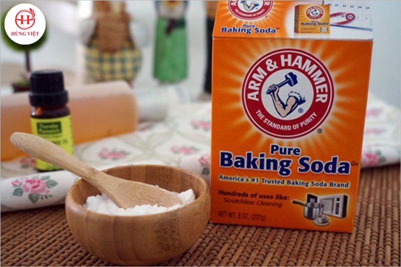 Vệ sinh bếp bằng baking soda