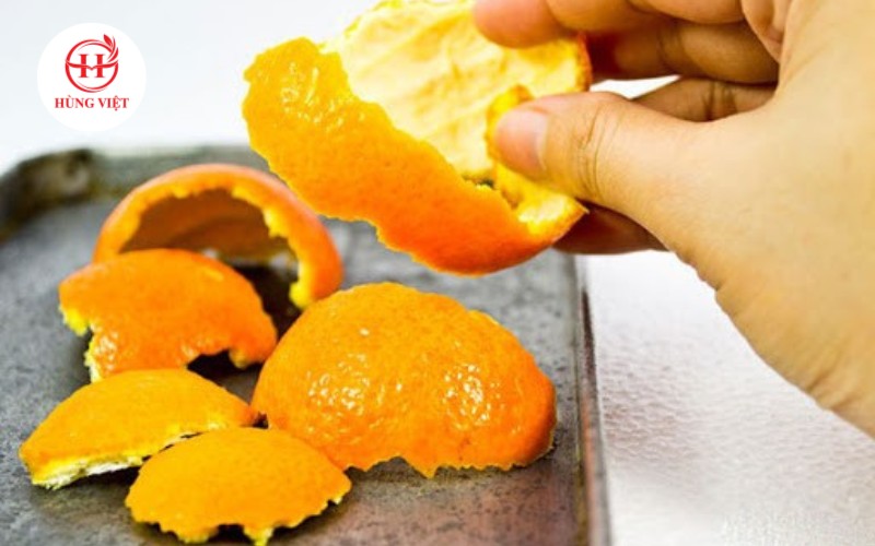 Vỏ quýt có tác dụng khử mùi vô cùng hiệu quả