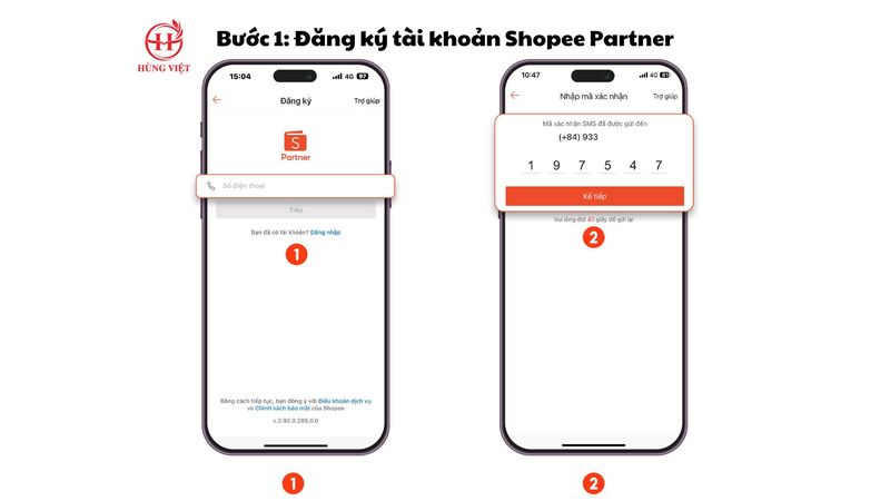 Đăng ký tài khoản Shopee Partner
