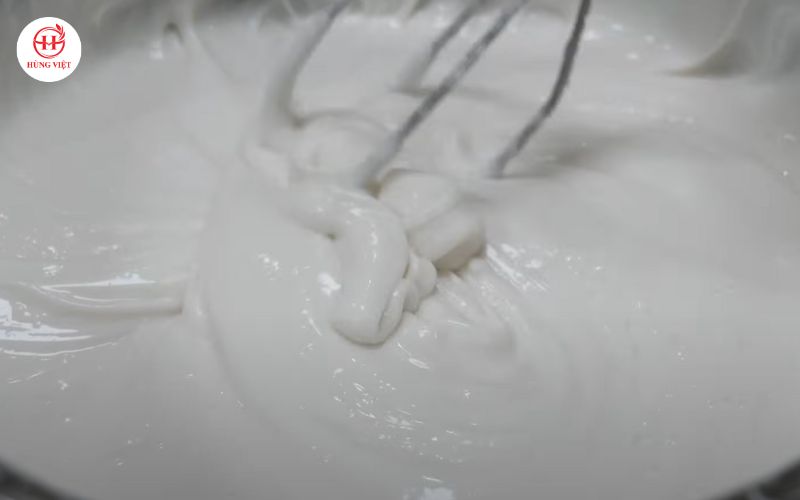 Pha bột năng với nước lạnh