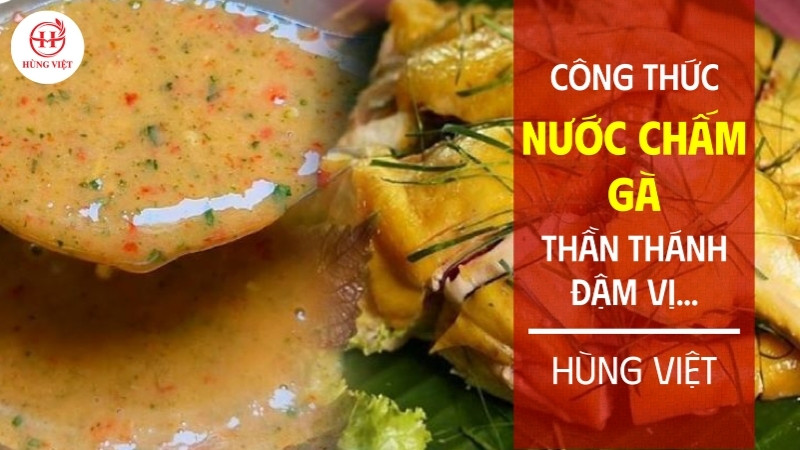Công thức nước chấm gà thần thánh