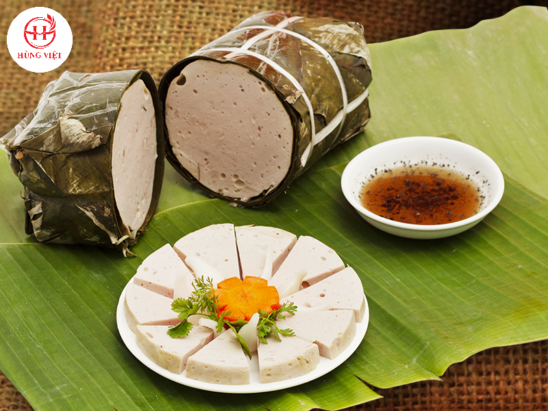 Giò có mùi thơm từ lá chuối