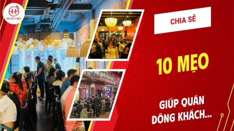Mẹo giúp quán đông khách