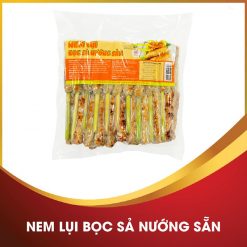 nem lụi bọc sả nướng sẵn