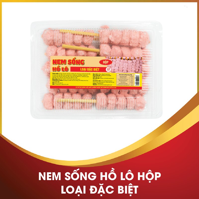 nem sống hồ lô hộp loại đặc biệt