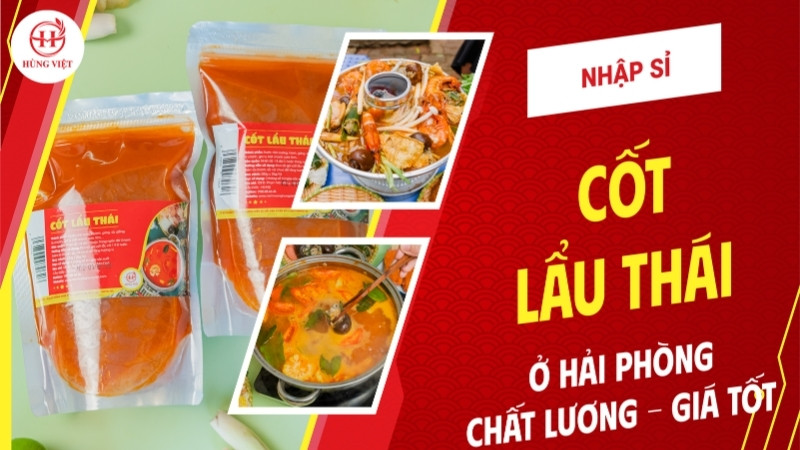 nhập sỉ cốt lẩu Thái ở Hải Phòng