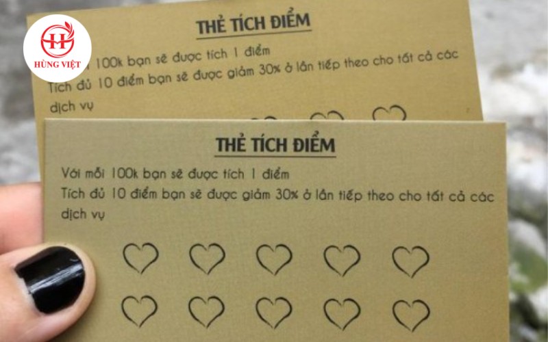 Thẻ tích điểm khuyến khích khách quay lại và khiến họ cảm thấy hài lòng hơn