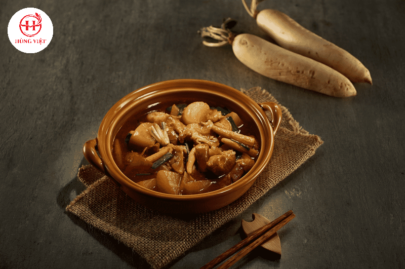 Thịt heo kho củ cải