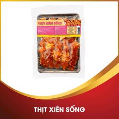 thịt xiên sống