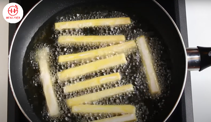 Chiên khoai lần 1