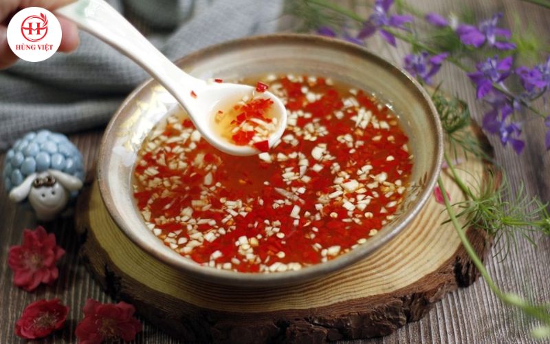 Nước chấm chua ngọt hoàn thành