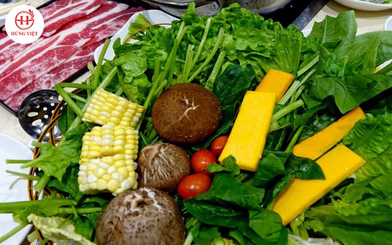 Chuẩn bị các loại rau