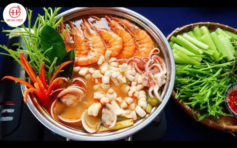 Nguyên liệu làm lẩu thái hải sản