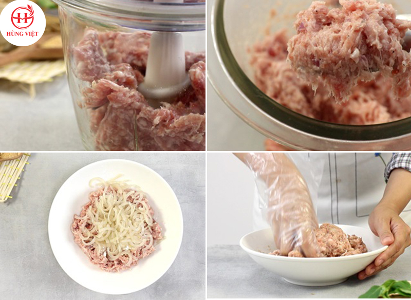 Nguyên liệu làm nem chua rán