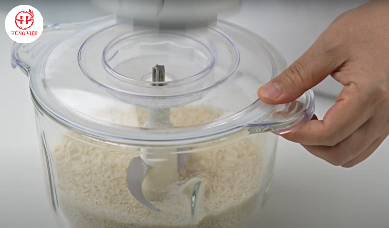  Xay nhuyễn từng loại nguyên liệu