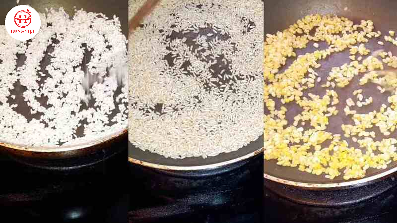 Rang từng loại gạo một