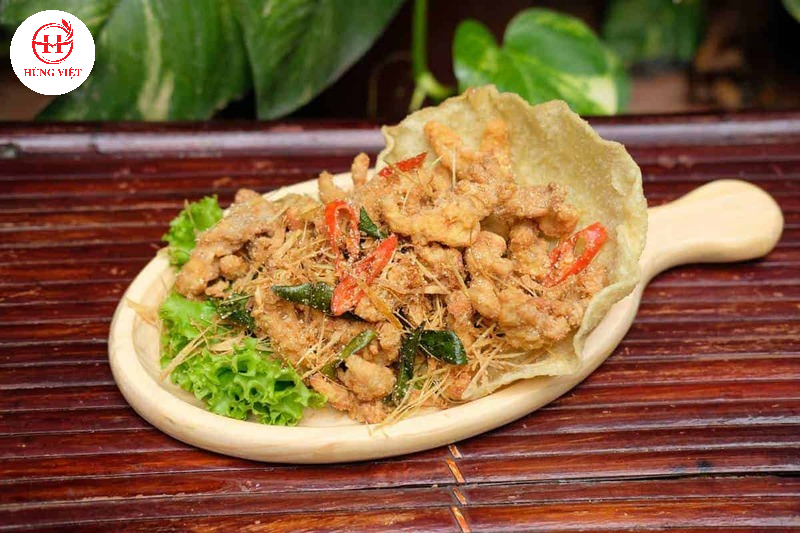 Gà rang muối rất dễ dàng đóng gói