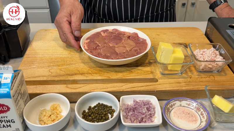 Nguyên liệu làm pate gan gà